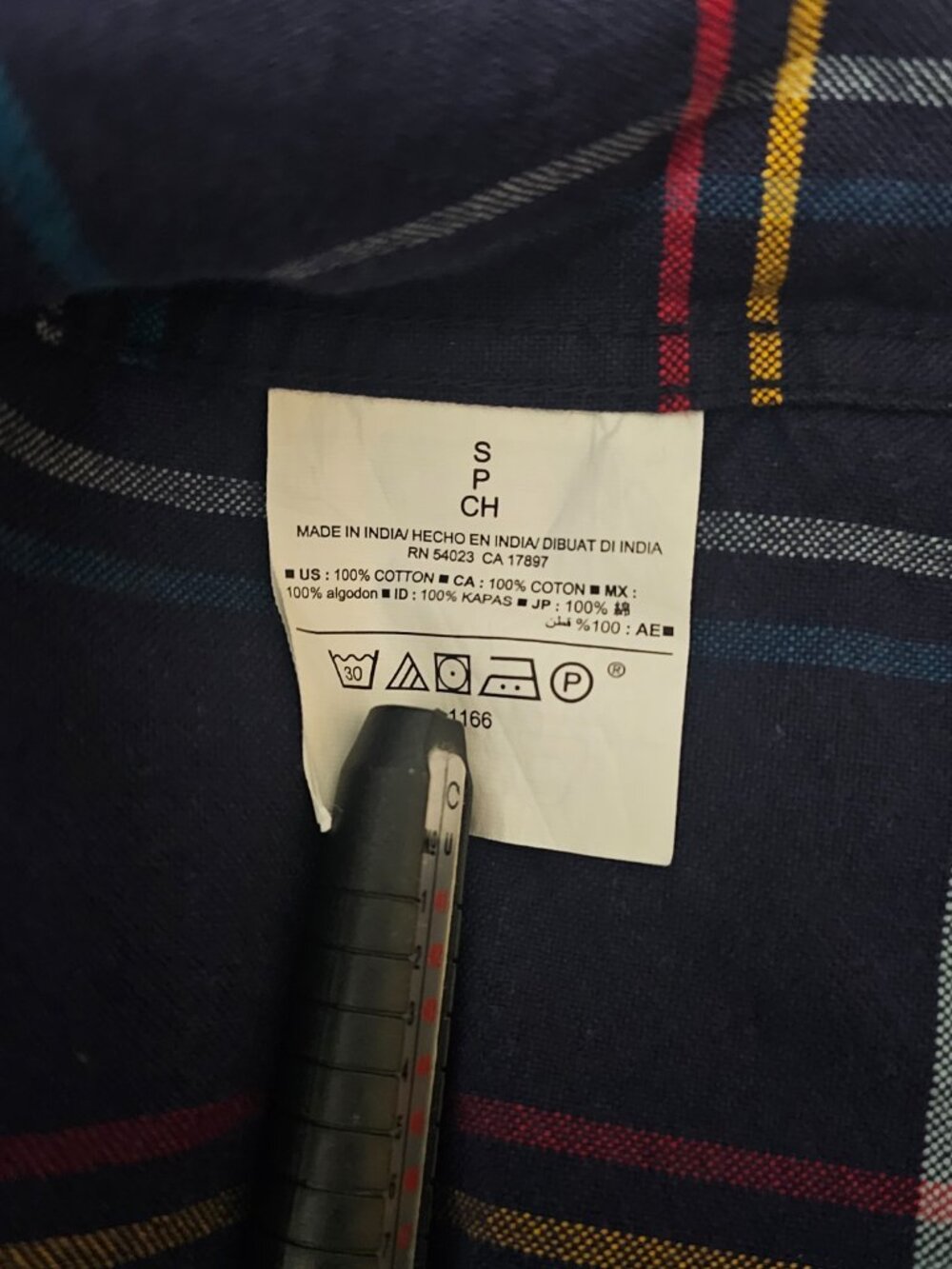 NEW Old Navy Slim Fit Men's Blue Plaid Flannel Shirt - Size Small - Picture 5 of 7